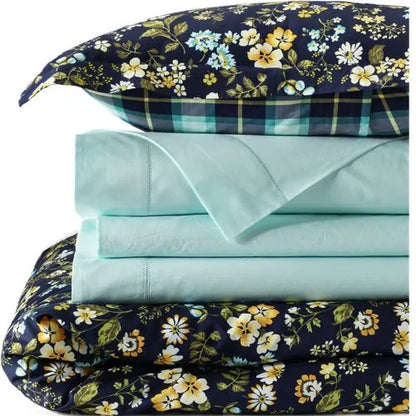 300 Thread Count Cotton Smooth Percale Printed Comforter