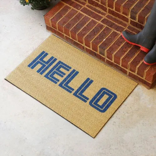 Matterly Neighburly Doormat Hello