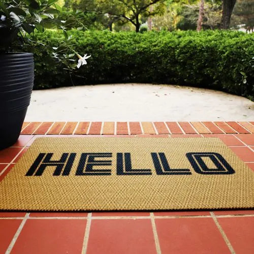 Matterly Neighburly Doormat Hello