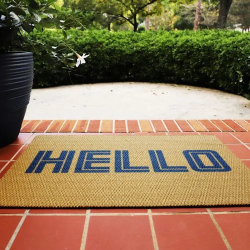 Matterly Neighburly Doormat Hello