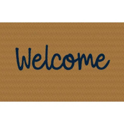 Matterly Neighburly Doormat Script Welcome