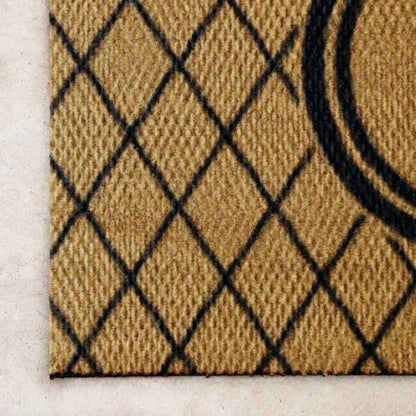 Matterly Neighburly Monogrammed Doormat Argyle
