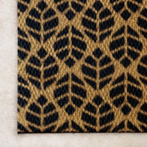 Matterly Neighburly Doormat Linear Leaf