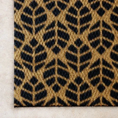Matterly Neighburly Doormat Linear Leaf