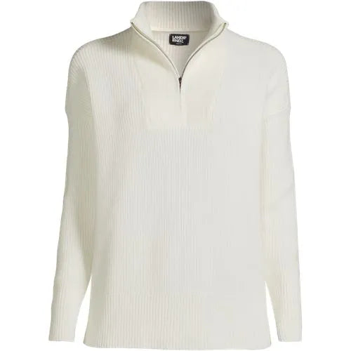 Women's Drifter Cotton Quarter Zip Pullover Sweater