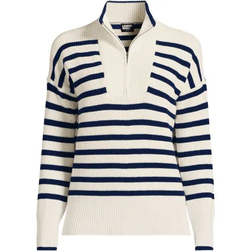 Women's Drifter Cotton Quarter Zip Pullover Sweater