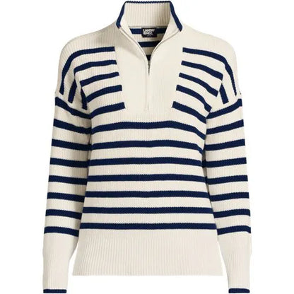 Women's Drifter Cotton Quarter Zip Pullover Sweater