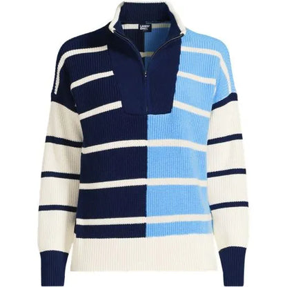 Women's Drifter Cotton Quarter Zip Pullover Sweater