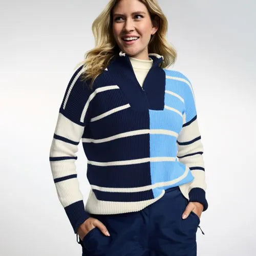 Women's Drifter Cotton Quarter Zip Pullover Sweater