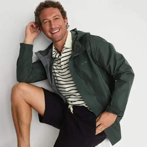 Men's Squall Waterproof Packable Shell Rain Jacket