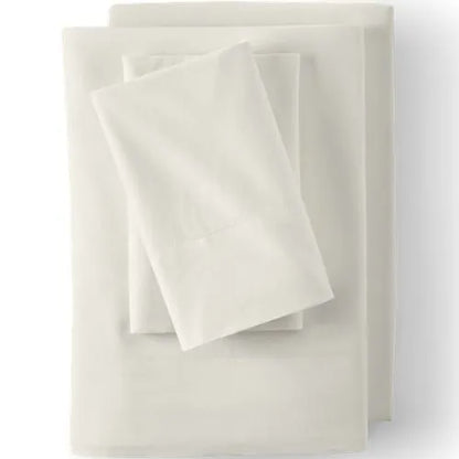 Essential Garment Washed Cotton Percale Bed Sheet Set