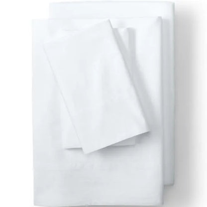 Essential Garment Washed Cotton Percale Bed Sheet Set