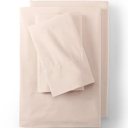 Essential Garment Washed Cotton Percale Bed Sheet Set