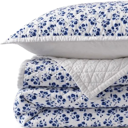 Printed Diamond Double Voile Quilt