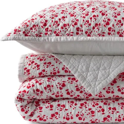 Printed Diamond Double Voile Quilt