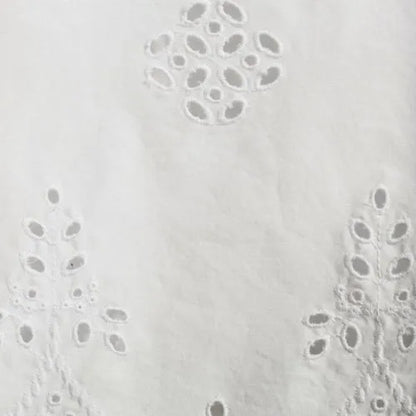 Women's Eyelet Split Neck Shirt