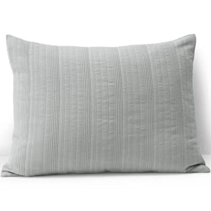Cotton Textured Stripe Bed Pillow Sham