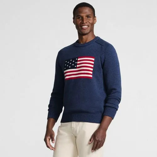 Men's Drifter Flag Crew Neck Sweater