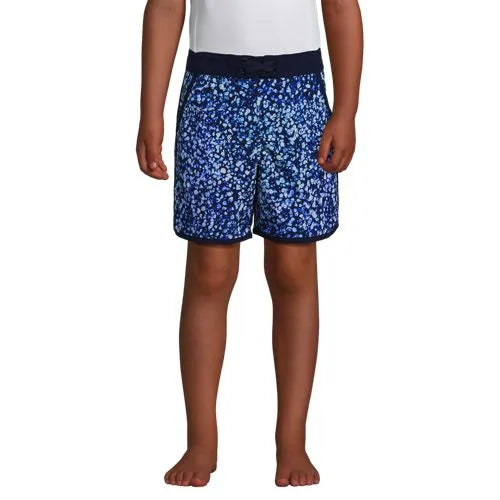 Boys Active Stretch Curved Hem Long Board Short