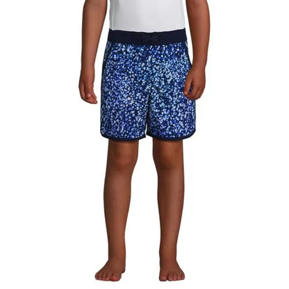 Boys Active Stretch Curved Hem Long Board Short