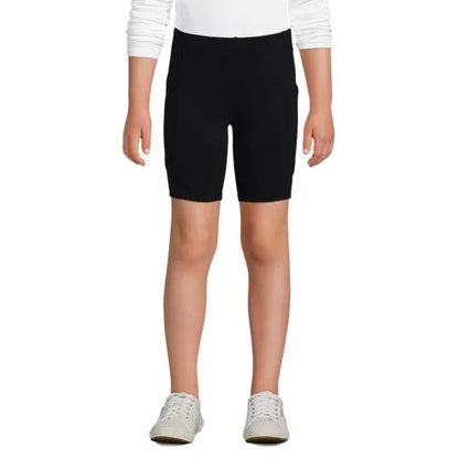 Girls Tough Cotton Bike Short with Pockets