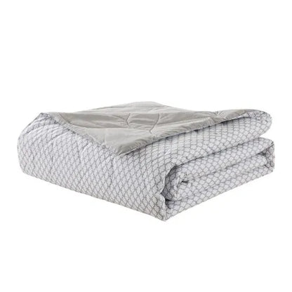 Waverly Antimicrobial Cotton Reversible Down Alternative Bed Blanket