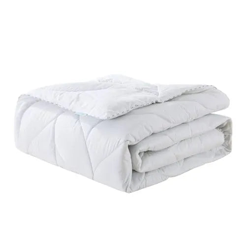 Waverly Cotton White Duck Down and Feather Comforter