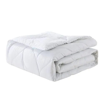Waverly Cotton White Duck Down and Feather Comforter