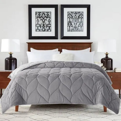 Waverly Cozy Reversible Down Alternative Fleece Comforter
