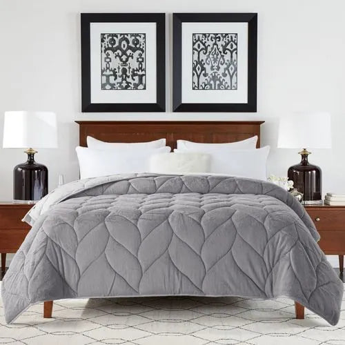Waverly Cozy Reversible Down Alternative Fleece Comforter
