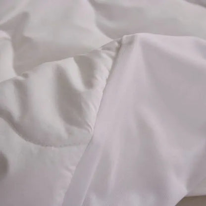 Farm to Home Organic Cotton Classic Wavy Channel Down Alternative Mattress Pad