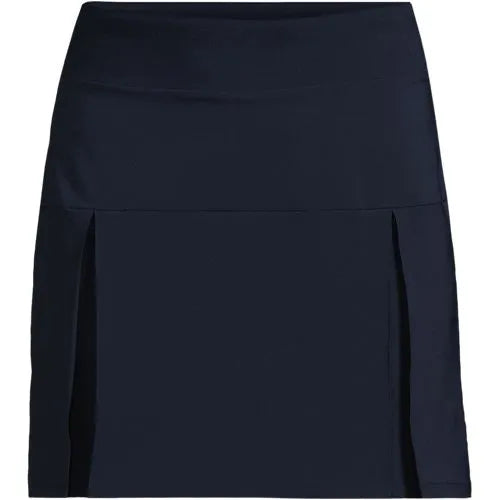 School Uniform Girls Performance Pleated Skort Above the Knee