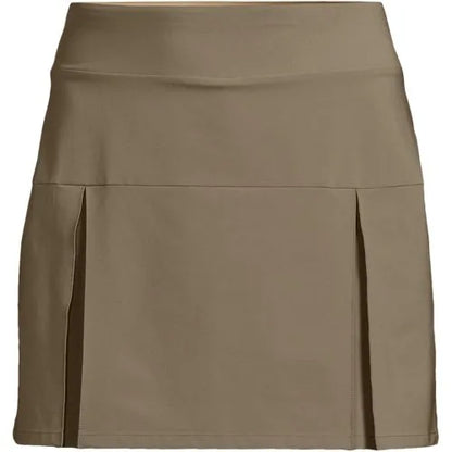 School Uniform Girls Performance Pleated Skort Above the Knee