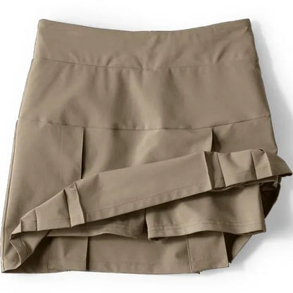Girls Performance Pleated Skort Above the Knee