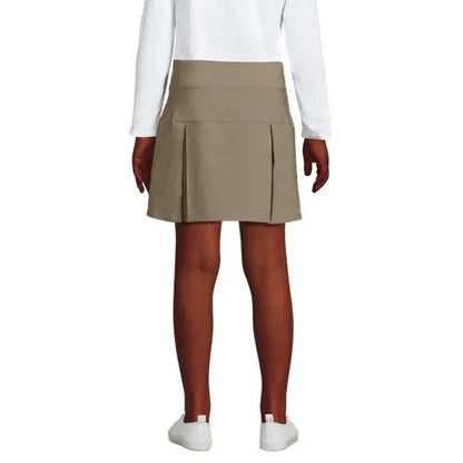 Girls Performance Pleated Skort Above the Knee