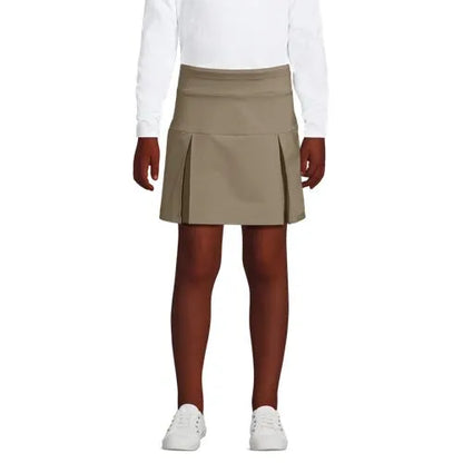 Girls Performance Pleated Skort Above the Knee