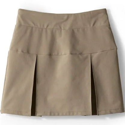 Girls Performance Pleated Skort Above the Knee