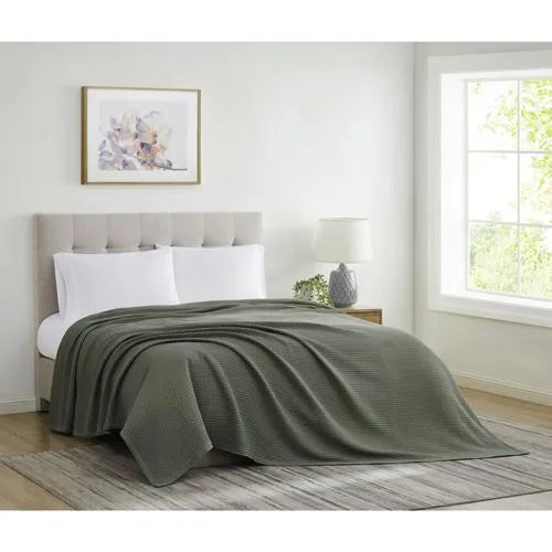 Cannon Heritage Cotton Waffle Weave Bed Blanket