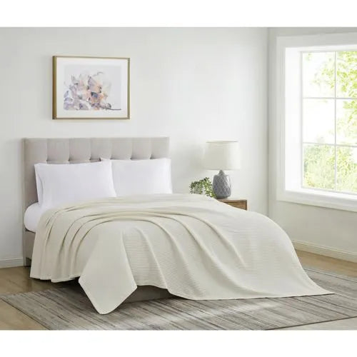 Cannon Heritage Cotton Waffle Weave Bed Blanket