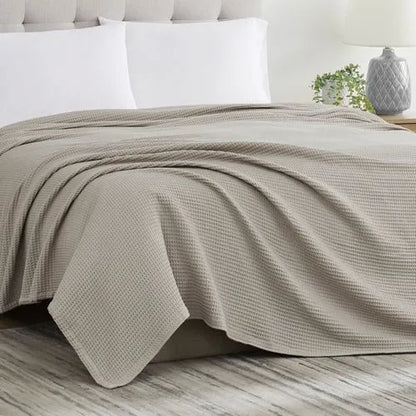 Cannon Heritage Cotton Waffle Weave Bed Blanket