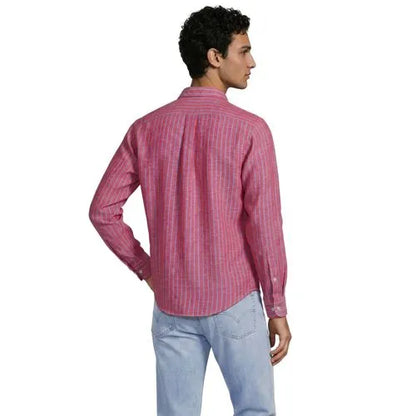 Men's Long Sleeve Linen Shirt