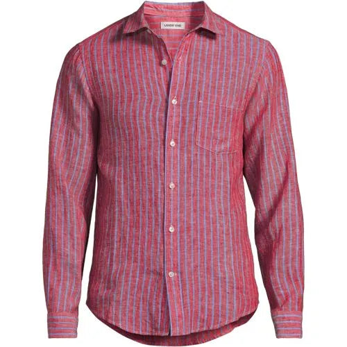 Men's Long Sleeve Linen Shirt