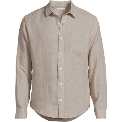 Men's Long Sleeve Linen Shirt