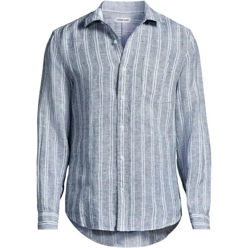 Men's Long Sleeve Linen Shirt
