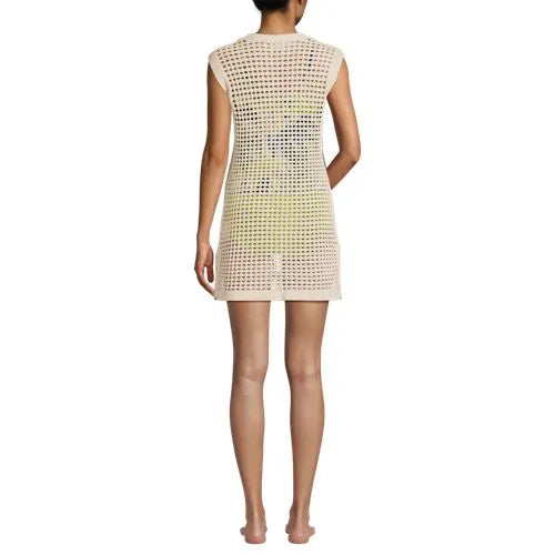 Women's Open Knit Cover-up Dress