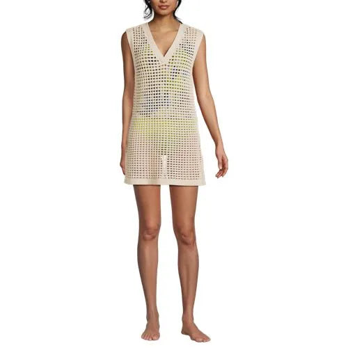 Women's Open Knit Cover-up Dress