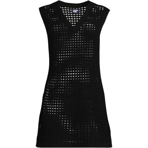 Women's Open Knit Cover-up Dress