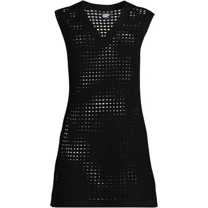 Women's Open Knit Cover-up Dress
