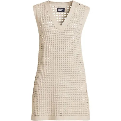 Women's Open Knit Cover-up Dress