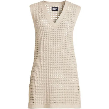 Women's Open Knit Cover-up Dress